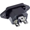 Adaptador de enchufe InLine S-16701 negro