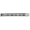 Panel ciego perforado InLine 19 pulgadas, 2HE, RAL 9005 negro
