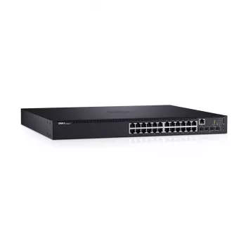 DELL N1524P Managed L3 Gigabit Ethernet (10/100/1000) Power over Ethernet (PoE) 1U Negro