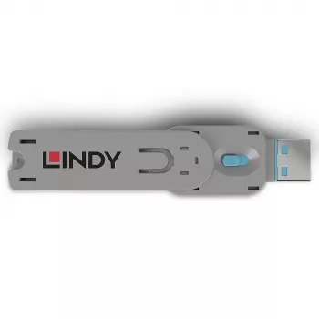 Llave Port Blocker Lindy USB Type-A azul