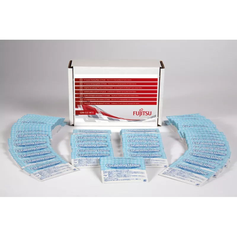 Paños de limpieza para escáner Ricoh F1 CON-CLE-W72, 72 unidades