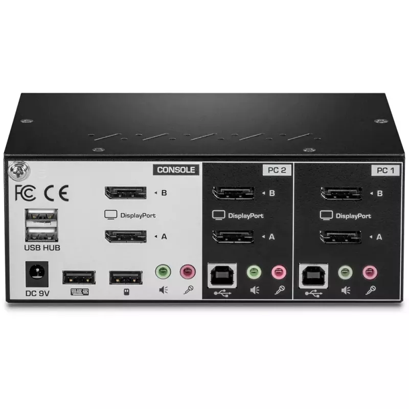 KVM-Switch Trendnet TK-240DP negro