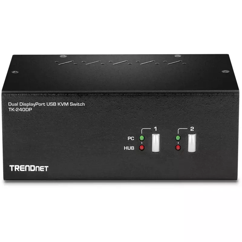 KVM-Switch Trendnet TK-240DP negro