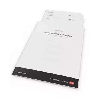 Accesorio para patch panel Patchbox PONEIDLABEL — etiquetas de papel para patch panels (PONEIDLABEL)