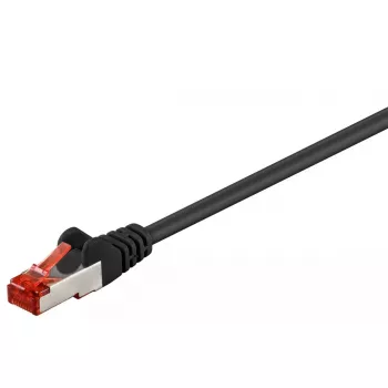 Cable de red Goobay 95528 Negro 7,5 m Cat6 S/FTP