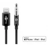 Cable de conexión de audio Goobay Apple Lightning a 3,5 mm 1 m Negro