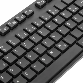 Targus AKB30DE Teclado Home USB QWERTZ Alemán Negro