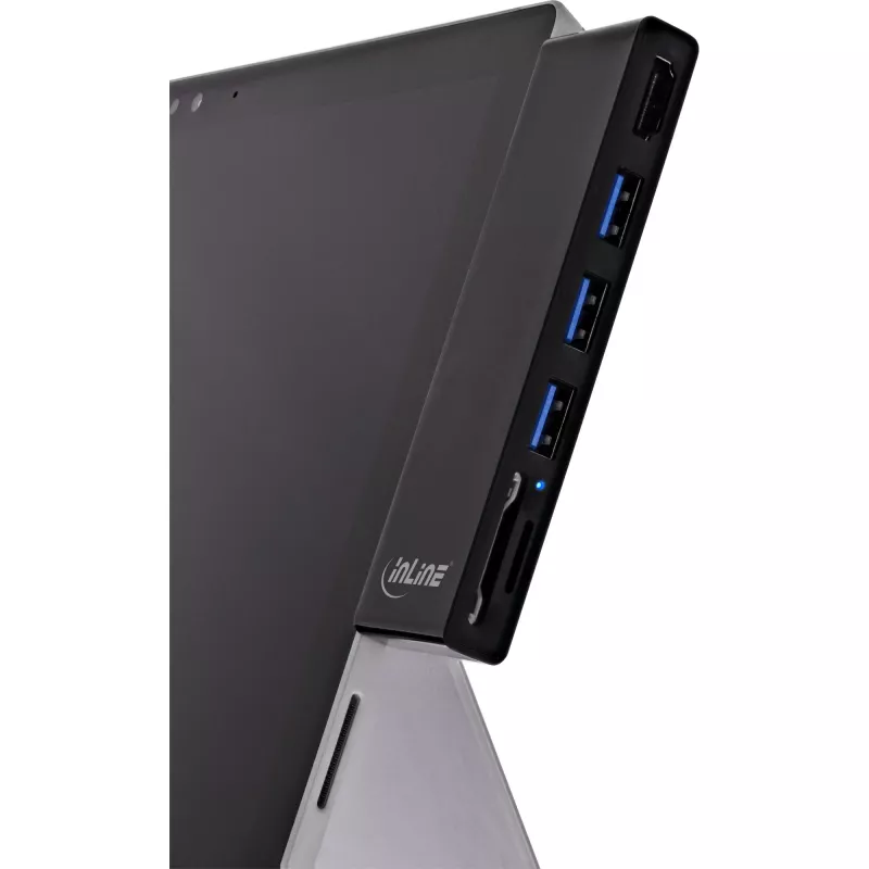 InLine Surface Pro 4/5/6 MultiHub Adaptador de acoplamiento USB-C