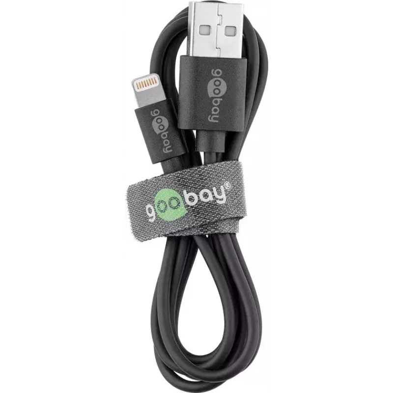 Cable de carga y sincronización Lightning USB Goobay 72906