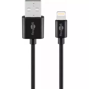 Cable de carga y sincronización Lightning USB Goobay 72906