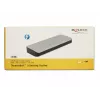 Dock para portátil DeLOCK 87725 Cableado Thunderbolt 3 Negro Plata