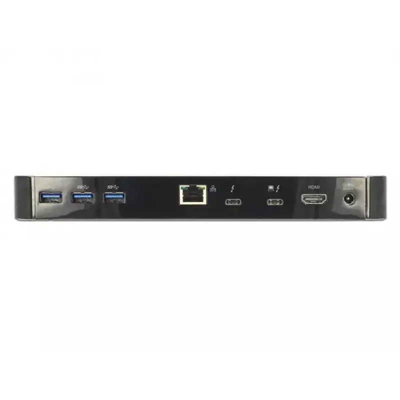 Dock para portátil DeLOCK 87725 Cableado Thunderbolt 3 Negro Plata