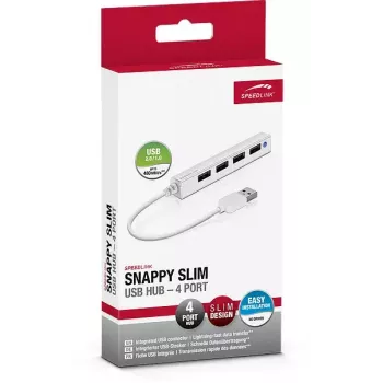 Hub USB SPEEDLINK SNAPPY delgado SL-140000-WE