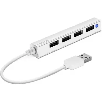 Hub USB SPEEDLINK SNAPPY delgado SL-140000-WE