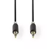 Cable de audio Nedis CABW22000AT20 2 m 3,5 mm aluminio revestido de cobre