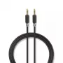 Cable de audio Nedis CABW22000AT20 2 m 3,5 mm aluminio revestido de cobre