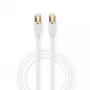 Cable de red Nedis CCBW85221WT200 20 m Cat6 S/FTP blanco
