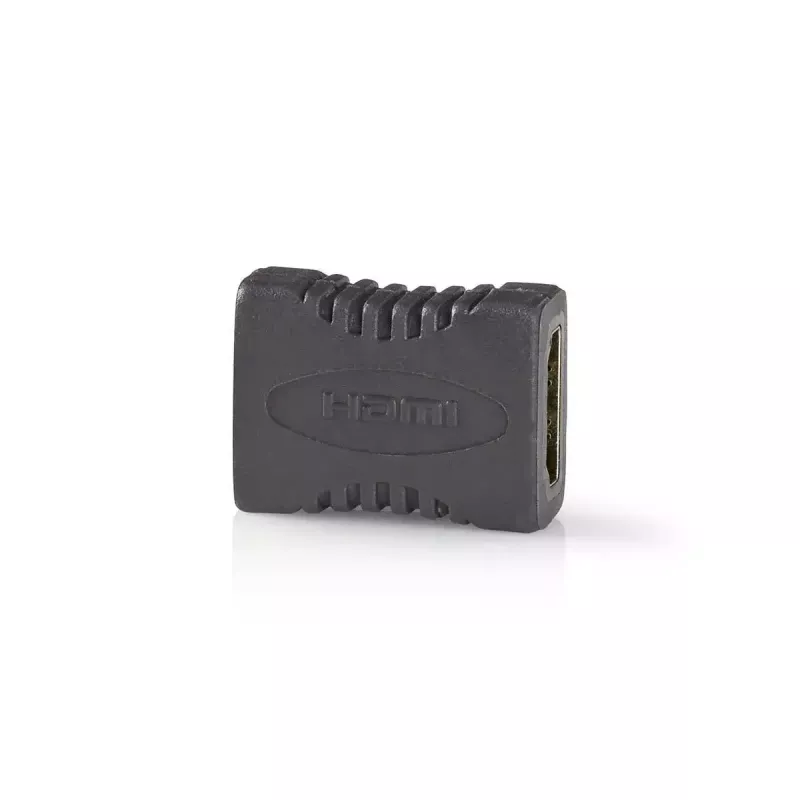 Adaptador HDMI hembra-hembra Nedis CVBW34900AT contactos bañados en oro antracita