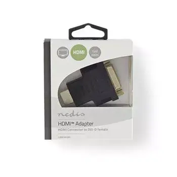 Adaptador de cable Nedis CVBW34910AT HDMI DVI-D dorado