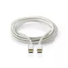 Cable USB Nedis CCTB60700AL20 2m USB C aluminio USB 2.0