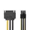 Cable de alimentación interno Nedis CCGP74200VA015 0,15 m SATA 15 pines conector macho