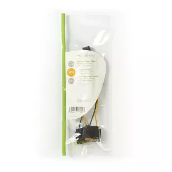 Cable de alimentación interno Nedis CCGP74205VA015 0,15 m 2 x SATA 15 pines PCI-E 6 pines