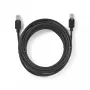 Cable de red Nedis CCBW85210AT100 10m Cat6 F/UTP negro