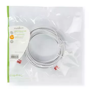 Nedis CCGP85216WT100 Cable de red blanco 10 m Cat6 U/UTP