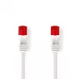 Nedis CCGP85216WT100 Cable de red blanco 10 m Cat6 U/UTP