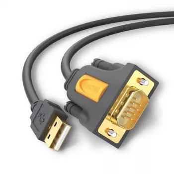 Ugreen 20210 cable serie negro 1 m USB 2.0 RS-232