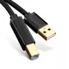 Cable USB 2.0 UGREEN 10350 — USB A a USB B, 1,5 m, contactos bañados en oro, negro