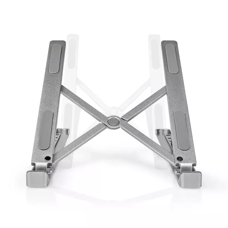 Soporte para portátil Nedis NBSTND100SI aluminio 43,2 cm regulable en altura