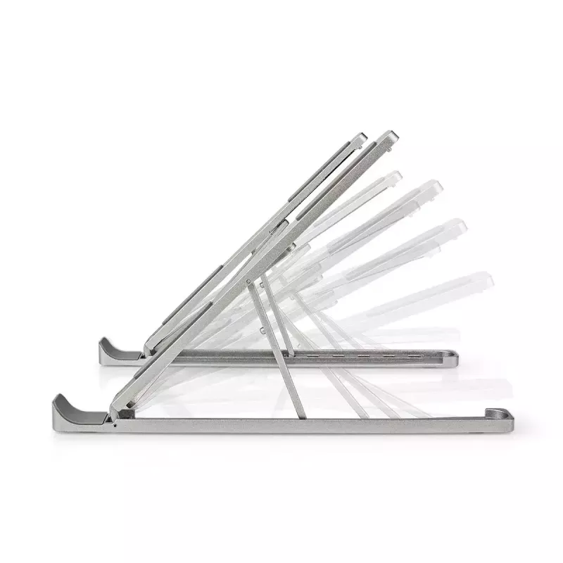 Soporte para portátil Nedis NBSTND100SI aluminio 43,2 cm regulable en altura