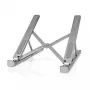 Soporte para portátil Nedis NBSTND100SI aluminio 43,2 cm regulable en altura