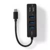 Dock para portátil Nedis CCGB64250BK01 con cable USB Type-C negro 5 Gbit/s