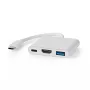 Dock para portátil Nedis CCGB64770WT01 USB Type-C con cable 7,5 W