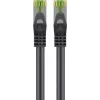 Cable de red Goobay negro 0,25 m Cat8.1 S/FTP
