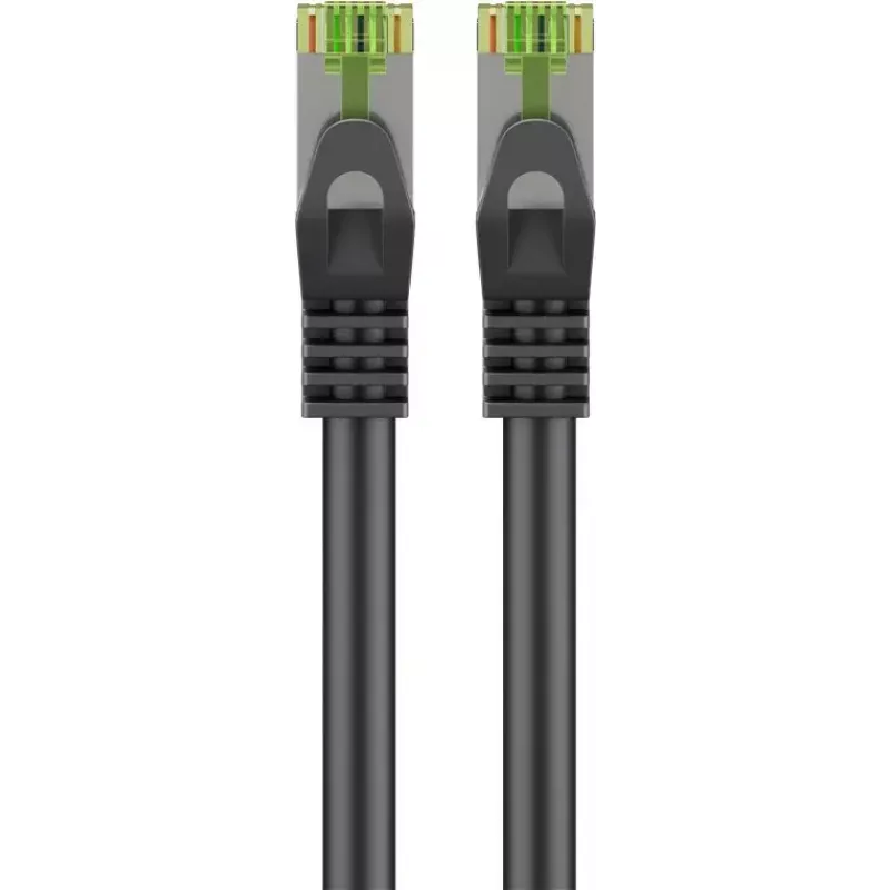Cable de red Goobay negro 0,25 m Cat8.1 S/FTP
