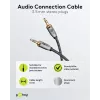 Cable de audio WENTRONIC Goobay 65275 — 3 m, 3,5 mm TRS conector macho–conector macho, contactos dorados, apantallado magnético