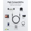 Cable de audio WENTRONIC Goobay 65275 — 3 m, 3,5 mm TRS conector macho–conector macho, contactos dorados, apantallado magnético