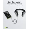 Cable de audio WENTRONIC Goobay 65275 — 3 m, 3,5 mm TRS conector macho–conector macho, contactos dorados, apantallado magnético