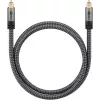 Cable de audio Goobay (WENTRONIC) 65306 — 3 m TOSLINK conector macho a conector macho, cobre, contactos dorados, negro/plata