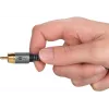 Cable de audio WENTRONIC Goobay 65301 — 3 m, 2×RCA a RCA, conductor de cobre, contactos dorados, apantallado magnético
