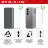 Displex protector de pantalla + funda para Samsung Galaxy S24 Ultra, marco de montaje Eco, cobertura total