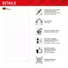 Displex Smart Glass (9H) para Samsung Galaxy A24/A25 5G, adhesivo de montaje, a prueba de roturas