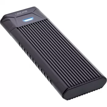 InLine USB3.2 Gen.2 carcasa USB-C a M.2 SSD (PCIe NVMe y SATA)