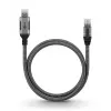 Goobay adaptador de cable USB A RJ-45 15m negro plata