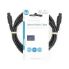 Nedis CAGL25000BK10 cable de audio 1 m TOSLINK negro