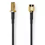 Cable coaxial Nedis CSGL02010BK10 1 m SMA negro