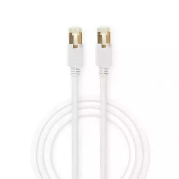 Cable de red Nedis CCGB85221WT100 RJ-45 Cat6 10 m blanco